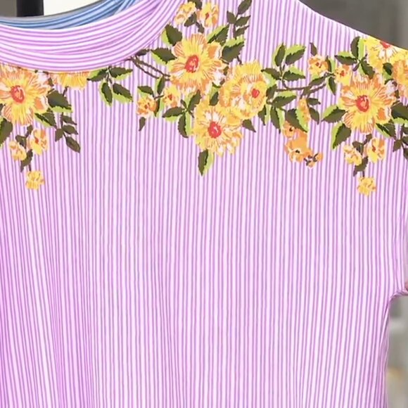 NEW 1X Cuddl Duds Cotton Touch Dolman Tunic & Gaucho Pant Set with pockets (QVC) - Picture 3 of 16